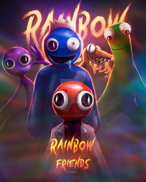 Rainbow Friends Poster by Visualsbymateus on DeviantArt