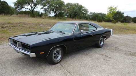 1969 Dodge Charger RT, 440, 4spd, Black/wht, Survivor for sale - Dodge ...