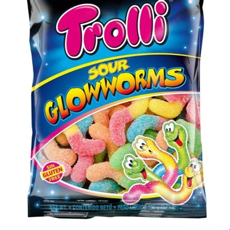 Trolli Sour Glow Worms 100g | Shopee Philippines