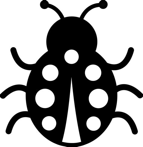 Free Lady Bug Silhouette, Download Free Lady Bug Silhouette png images ...