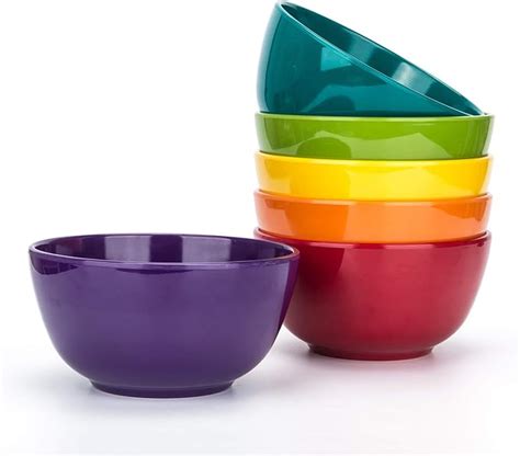 Amazon.com: KX-WARE Melamine Bowls set - 28oz 6inch 100% Melamine ...