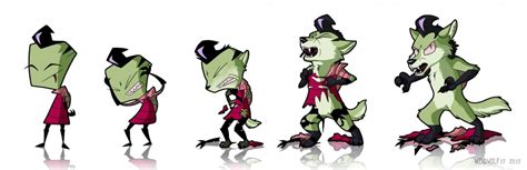 Zim Werewolf Transformation by WindWo1f : r/invaderzim