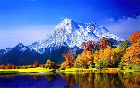 Mountain And Lake Autumn Wallpapers - Wallpaper Cave