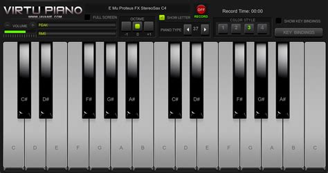 Play Virtu Piano Online: Free Online Virtual Piano Keyboard Simulator ...