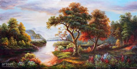 16+ Viral Scenery Oil Painting Landscape, Oil Painting - Art Design