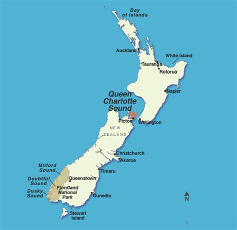 New Zealand Cruise Ports: Queen Charlotte Sound, New Zealand