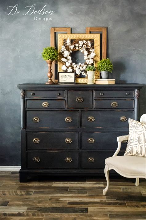 Distressed Black Furniture That Will Give You Inspiration