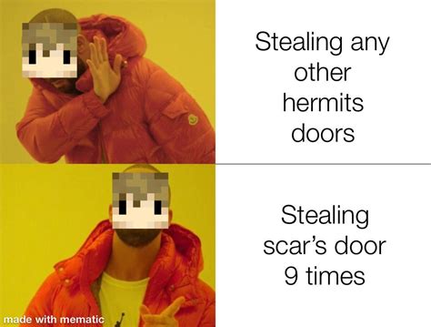 front door back door meme Grian meme : hermitcraft - prirewe