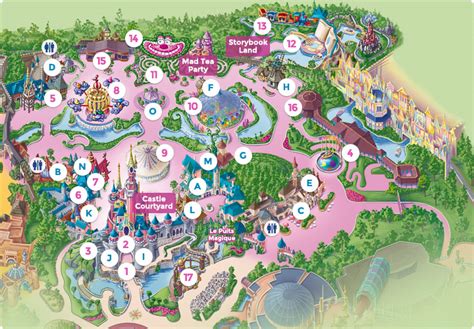 Map of Fantasyland — DLP Guide • Disneyland Paris Guidebook