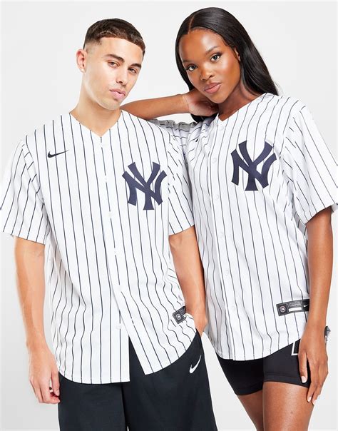 White Nike New York Yankees Home Jersey - JD Sports NZ