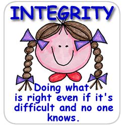 The Honesty, Integrity, Consequences Challenge | Character education ...