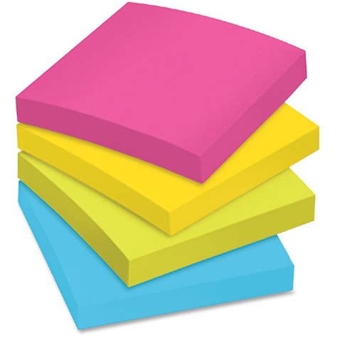 Post-it Notes in Assorted Bright Colors - LD Products