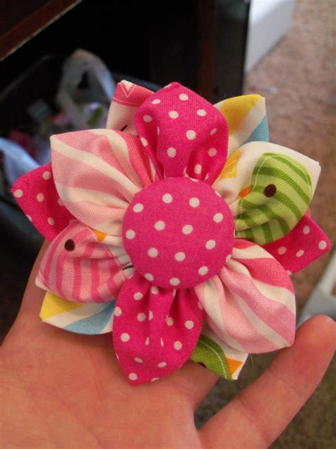 Our Little Life...: Fabric Flower Tutorial