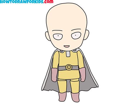 How to Draw One Punch Man - Easy Drawing Tutorial For Kids