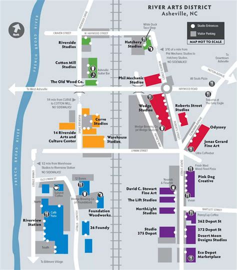 Downtown Asheville Map