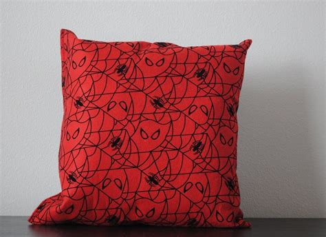 Spiderman Throw Pillow with Insert by IndigoAlleyDesigns on Etsy