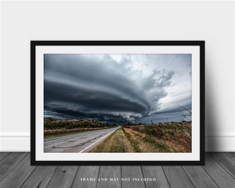 Storm Photography Print Picture of Mothership Supercell | Etsy