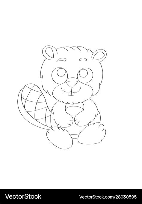 Beaver Coloring Pages