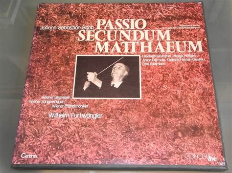 popsike.com - BACH PASSIO SECUNDUM MATTHAEUM FURTWANGLER GRÜMMER ...