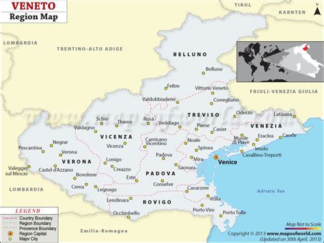 Veneto Italy Map | Veneto Map