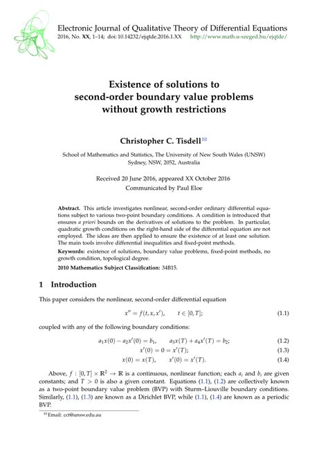 Electronic Journal Qualitative Theory Differential Equations - Tiko ...