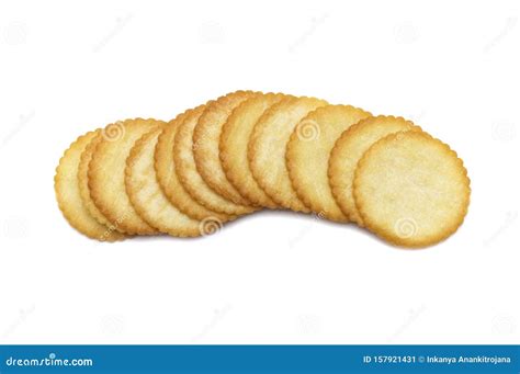 Thin Biscuit Milk Flavored. Stock Image - Image of crunchy, dessert ...