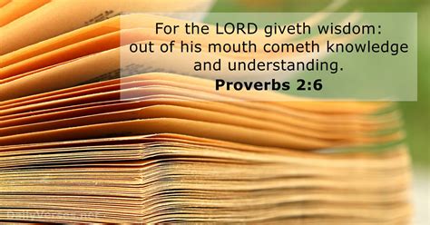 November 30, 2017 - Bible verse of the day (KJV) - Proverbs 2:6 ...