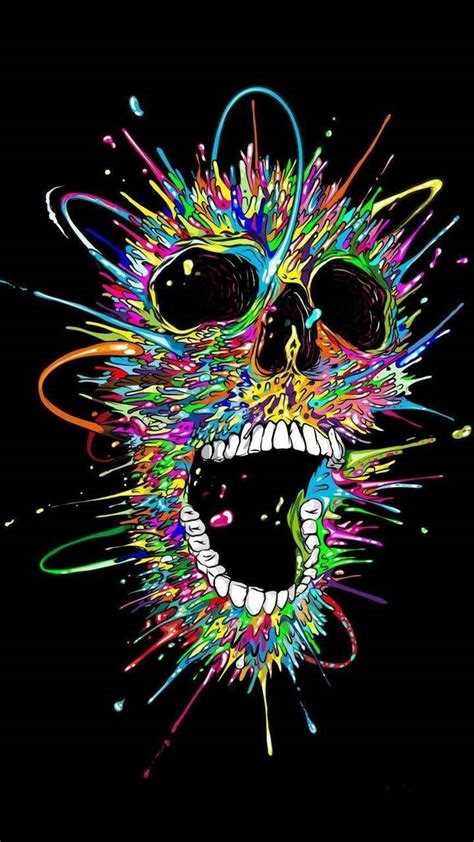 Colorful Skull Wallpapers - Top Free Colorful Skull Backgrounds ...