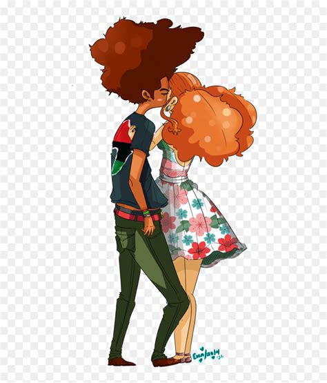 Huey And Jazmine - Boondocks Fan Art, HD Png Download - vhv