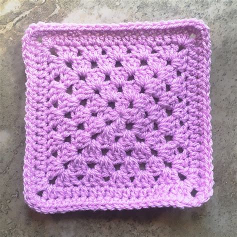 Crochet Plain Granny Square, One Color or Multi-Color | Free crochet ...