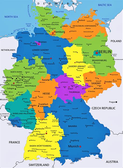 Map Near Germany - Best Map of Middle Earth