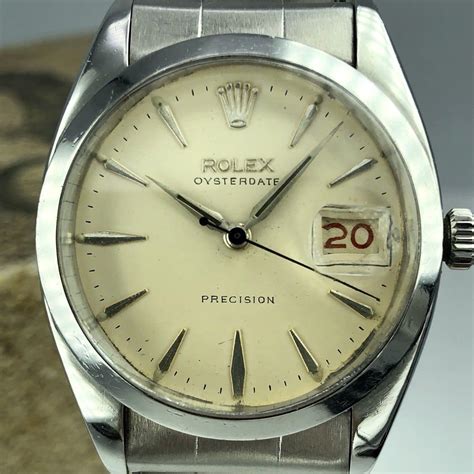 1964 Vintage Rolex Oysterdate 6694 precision - Awadwatches