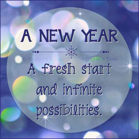 A new year, a fresh start and infinite possibilities | Motivation ...