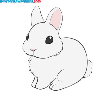 How to Draw a Bunny - Easy Drawing Tutorial For Kids