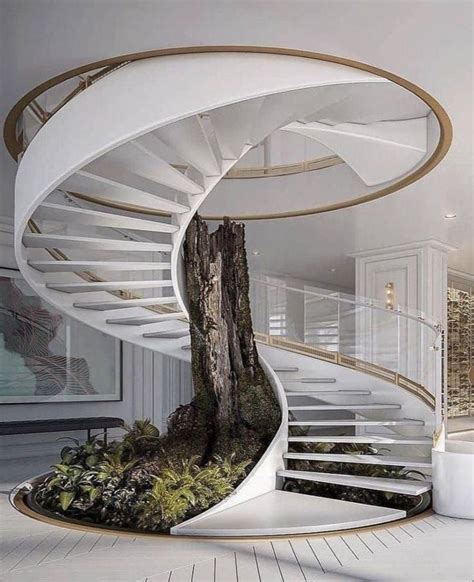 spectacular floating spiral staircases | 階段の設計, ハウスデザイン, モダンハウス