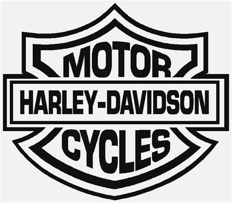 Printable Harley Davidson Logo Stencil - Printable Word Searches