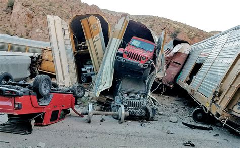 Train derailment damages new trucks | Automotive News