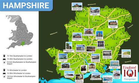 England 101 - Map of Hampshire | England, Hampshire, English ancestry