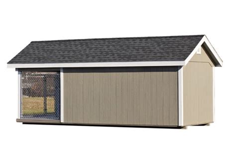 8x20 Shed / Kennel Combo | Horizon Structures