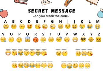 Welcome to the English Class Secret Code (Emojis) | TpT