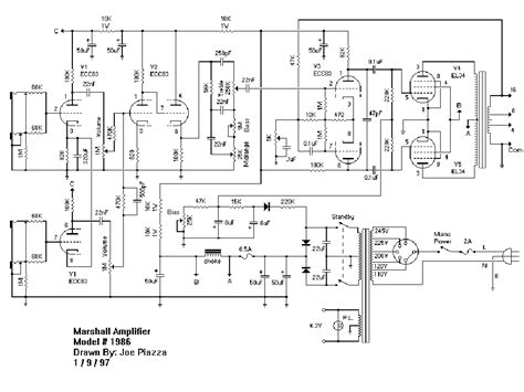 MARSHALL JCM800 SPLITCH 100W 2210 Service Manual free download ...