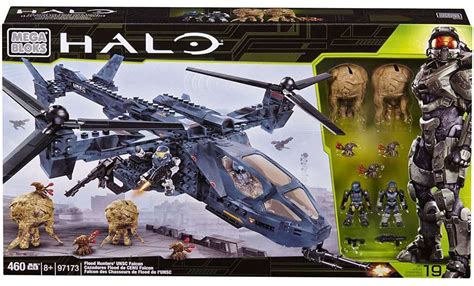 Mega Bloks Halo Flood Hunters UNSC Falcon Exclusive Set 97173 - ToyWiz