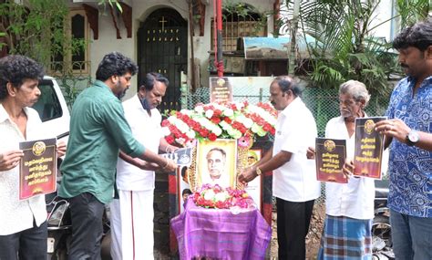 DMK cadres remember party founder C. N. Annadurai on his birth ...