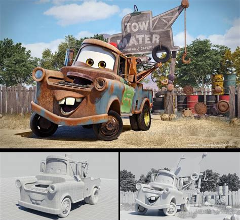 tow mater tribute by Daniele | Tow mater, Towing, Pixar characters