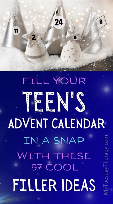 Advent Calendar Fillers for Teenagers | Advent calendar fillers, Advent ...