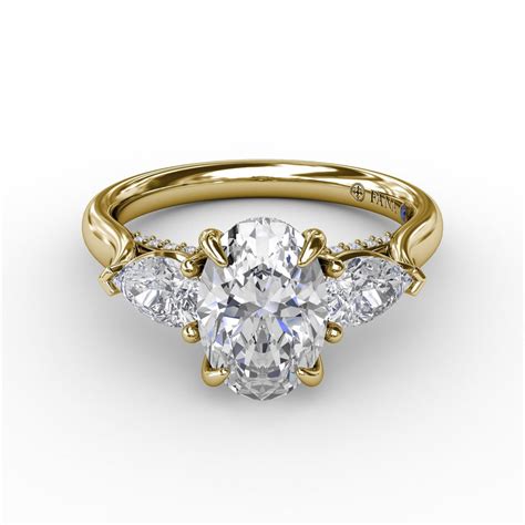 Fana Classic Three Stone Diamond Engagement Ring 3227 – Chalmers Jewelers