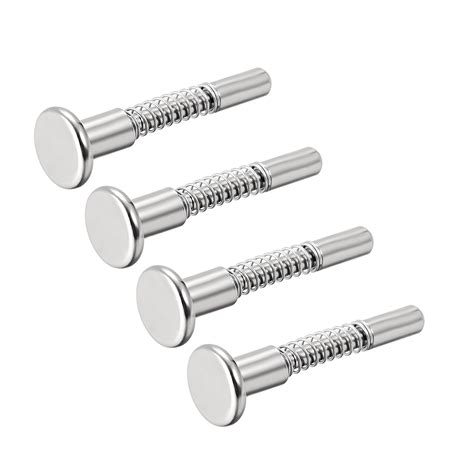 Plunger Latches Spring Loaded Stainless Steel 6mm Head 6mm Spring 50mm ...