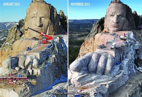 There's been an update to the Crazy Horse memorial : r ...