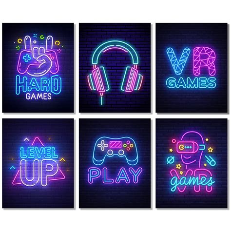 Buy Video Game s Gamer Room Decor Neon Gaming for Boys Room Decor ...