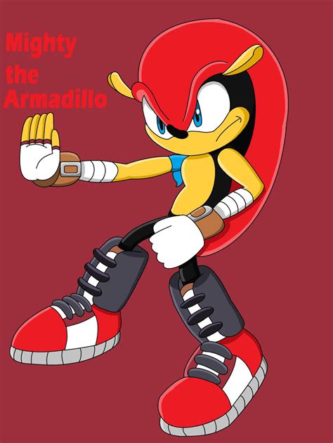 Sonic 25th Day 5: Mighty the Armadillo by SuperSentaiHedgehog on DeviantArt